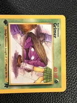 Pokemon TCG Grimer Team Rocket 57/82 Regular 1st Edition Common - Image 2