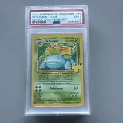 2021 POKEMON CELEBRATIONS CLASSIC COLL #15 VENUSAUR-HOLO PSA 9 - Image 1