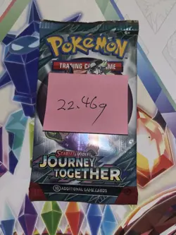 Heavy! Over 22.46 Gram Pokemon Journey Together Booster Pack Sealed - Image 2