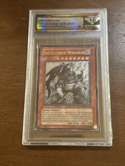 Yugioh Sky Scourge Norleras FOTB-EN022 Ultimate Rare LP DSG Gem Mint 10 - Image 1