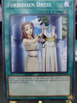 YU-GI-OH FORBIDDEN LANCE, FORBIDDEN CHALICE, FORBIDDEN DRESS 1st Edition - Image 4