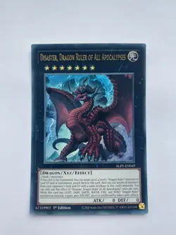 Yugioh ALIN-EN049 - Disaster, Dragon Ruler of All Apocalypses - Ultra Rare - Image 1