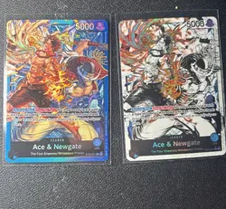 One Piece TCG Ace and Newgate Leader ST22-001 [Parallel] With Standard added. - Image 1