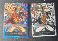 One Piece TCG Ace and Newgate Leader ST22-001 [Parallel] With Standard added. - Image 2