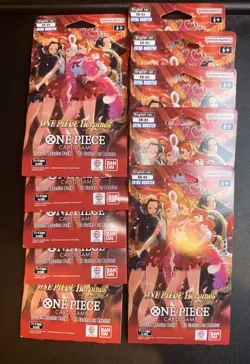 One Piece TCG EB-03 Heroines Edition Sleeved Booster Pack - Lot of 10 Sealed - Image 1