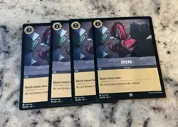 Disney Lorcana TCG The First Chapter Break 196/204 Common x4 - Image 1