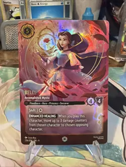 Belle - Accomplished Mystic Foil Disney Lorcana TCG Card 226/204 Beauty & Beast - Image 1