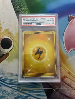 Lightning Energy - 168/145 - Pokemon Guardians Rising Secret Rare Card PSA 10 - Image 1