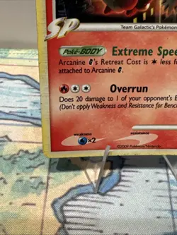Pokemon TCG Arcanine G Reverse Holo Card 15/147 Supreme Victors - Image 5