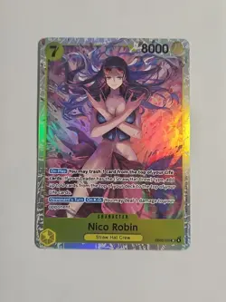 Nico Robin EB03-055 SR Foil English One Piece TCG Card Near Mint - Image 1