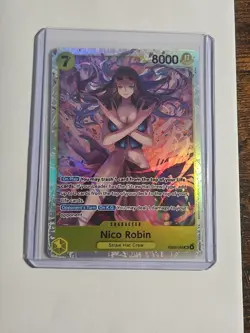 Nico Robin EB03-055 SR Foil English One Piece TCG Card Near Mint - Image 3