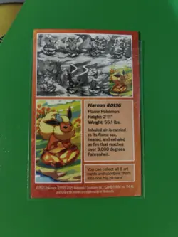 Pokemon Prismatic Evolutions Tin JUMBO Coin + Card Flareon Red Eevee Coin - Image 4
