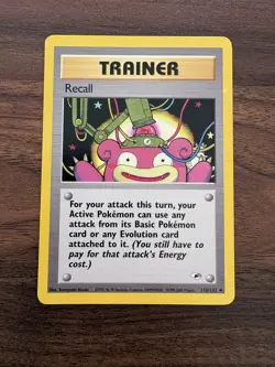 Recall 116/132 Gym Heroes Uncommon English Pokemon Card - LP - Image 1