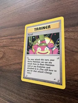 Recall 116/132 Gym Heroes Uncommon English Pokemon Card - LP - Image 4