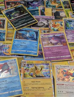 Pokemon Card Bulk lot 100 HOLO REVERSE HOLO ONLY + 3 ULTRA RARE EX-FA - Image 2