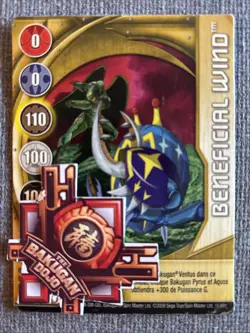 Bakugan:New Vestroia | Beneficial Wind 🏅 Gold Gate Card | 10/48q - Image 2