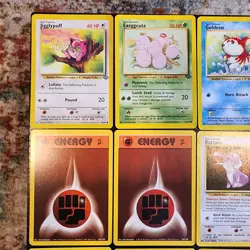 Pokemon Lot 50 Cards Jungle Fossil Base 2 Rocket Gym Neo E Reader WOTC Vintage - Image 2