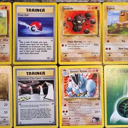 Pokemon Lot 50 Cards Jungle Fossil Base 2 Rocket Gym Neo E Reader WOTC Vintage - Image 4