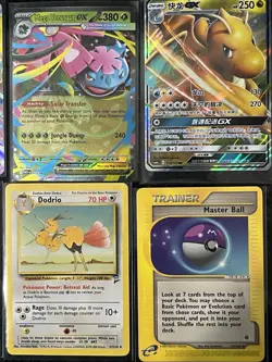Pokemon Card Lot 6 TCG Cards Rare Included Dragonite Vaporeon, Vintage, Venusaur - Image 3