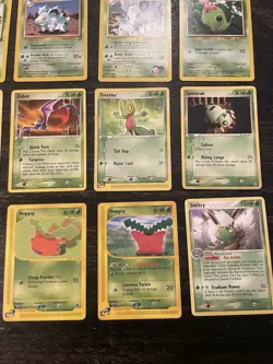 Pokemon TCG Nintendo Grass Type Tangela Gloom Hoppip Lot 25 Cards Vintage - Image 4