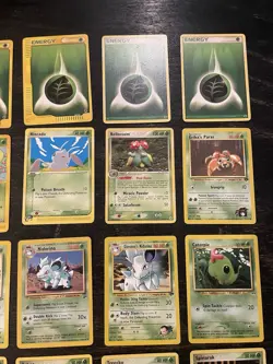 Pokemon TCG Nintendo Grass Type Tangela Gloom Hoppip Lot 25 Cards Vintage - Image 5