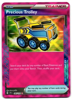Precious Trolley 185/191 - Surging Sparks ACE SPEC Rare Pokemon TCG - LP Card - Image 1