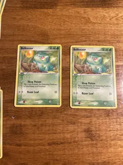(17) Bulbasaur Pokemon Cards! Crystal Guardians, Fire Red and Leaf Green - Image 2