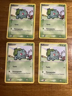 (17) Bulbasaur Pokemon Cards! Crystal Guardians, Fire Red and Leaf Green - Image 5