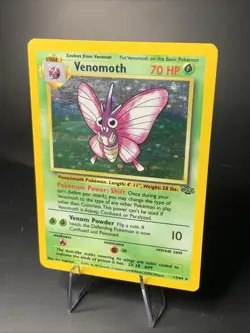 Venomoth 13/64 Holo Rare Vintage Pokemon Card LP WOTC 1999 TCG - Image 2