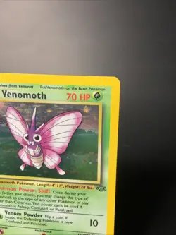 Venomoth 13/64 Holo Rare Vintage Pokemon Card LP WOTC 1999 TCG - Image 3