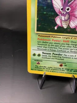 Venomoth 13/64 Holo Rare Vintage Pokemon Card LP WOTC 1999 TCG - Image 5