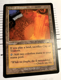 City of Traitors -MTG Magic The Gathering Exodus Near mint, one owner only - Image 1
