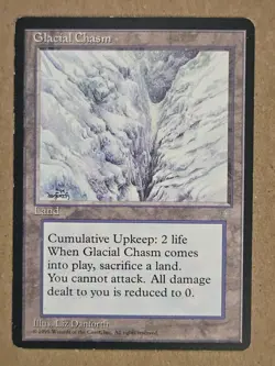 Glacial Chasm - Ice Age - Lightly Played | MTG - Image 1
