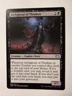 Archghoul of Thraben #93 Innistrad: Crimson Vow NM MTG Magic - Image 1