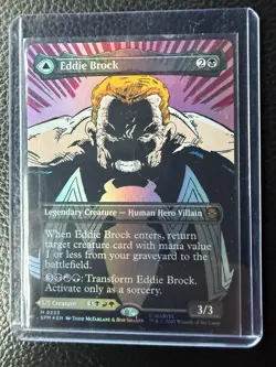 Eddie Brock (0233) (Borderless) Marvel's Spider-Man Foil - Image 3