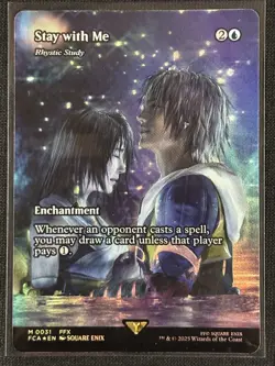 Stay with Me (FOIL) - Rhystic Study (Showcase) Final Fantasy: Through the Ages - Image 1