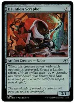 Dauntless Scrapbot (Foil) - 0237 - Edge of Eternities - MTG - NM Ships Now - Image 1