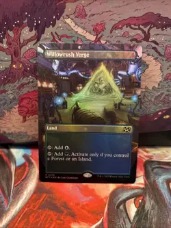 Willowrush Verge (Borderless) Aetherdrift Foil Near Mint - Image 1