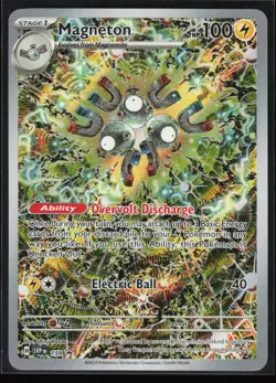 Magneton 159 SV: Scarlet & Violet Black Star Promo Illustration Rare Pokemon NM - Image 1
