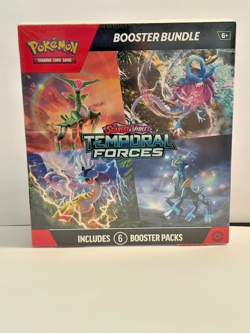 Pokemon Scarlet & Violet Temporal Forces Booster Bundle Sealed *6 PACKS* English - Image 1