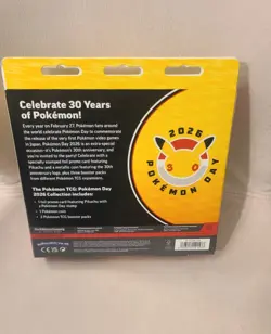 2026 Pokemon Day 30th Anniversary Collection Box New Factory Sealed - Image 2
