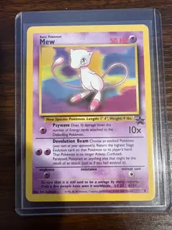 4x Vintage 1999 Pokemon Card - Mew - WoTC Black Star Promo 8 - NM-Mint - Image 3