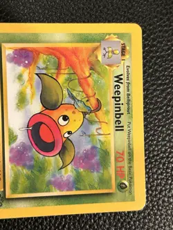 Pokemon TCG Weepinbell Base Jungle Set 48/64 1st Edition Uncommon - Image 2