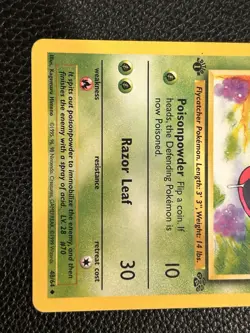 Pokemon TCG Weepinbell Base Jungle Set 48/64 1st Edition Uncommon - Image 3