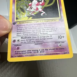 Mr. Mime 6/64 1st Edition Jungle Holo Pokemon Card - Image 2