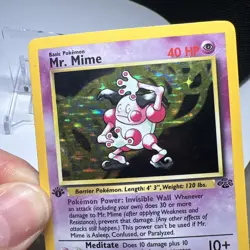 Mr. Mime 6/64 1st Edition Jungle Holo Pokemon Card - Image 4