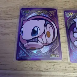 Pokemon Poke Baby Fan Art Card Mew UR And Mewtwo UR - Image 2