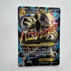 Pokemon Mega M Mewtwo EX Full Art 159/162 Breakthrough Holo Rare Lightly Played - Image 1