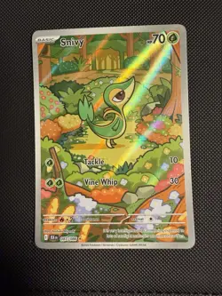 Snivy 087/086 Illustration Rare SV: Black Bolt - English Pokemon TCG NM - Image 1