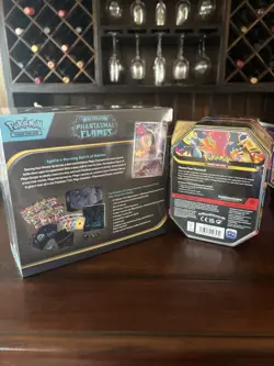 Pokemon TCG Phantasmal Flames ETB + Mega Charizard ex Y Tin New Sealed - Image 2